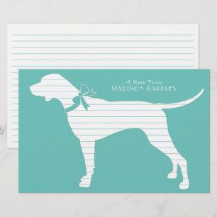 Pointer Dog Puppy English Setter Briefpapier