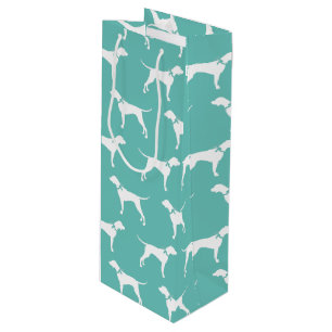 Pointer Dog Puppy English Setter Geschenktüte Für Weinflaschen