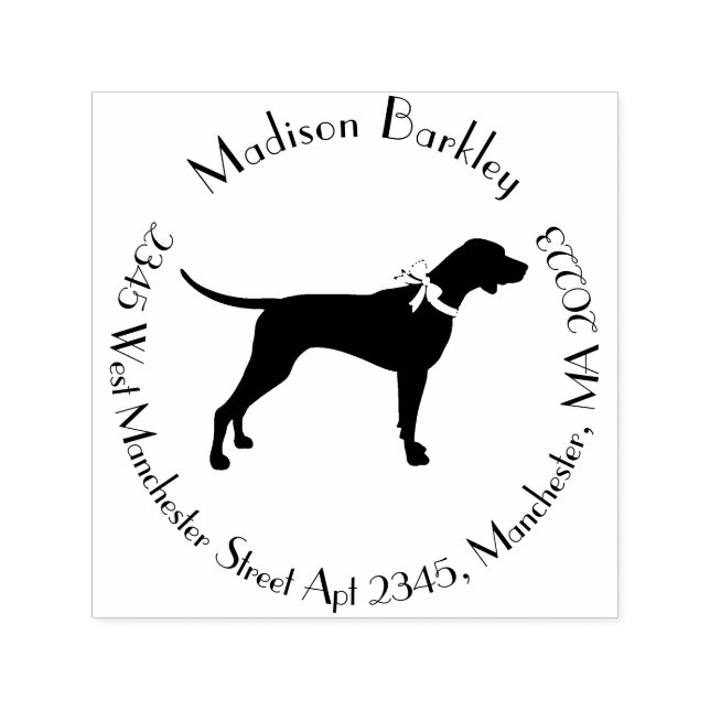 Pointer Dog Puppy English Setter Permastempel (Design)