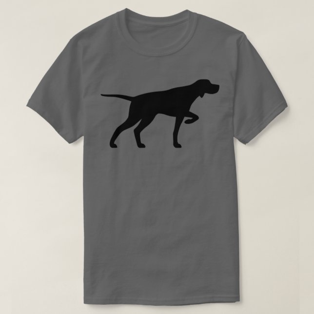 Pointer Dog Silhouetten T-Shirt (Design vorne)