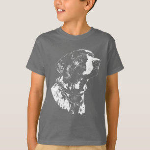 Pointer-Hund-Kind-Shirt Deutscher Pointer-Hund-T-S T-Shirt