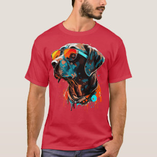 Pointer-Hund mit Sonnenbrille 5 T-Shirt
