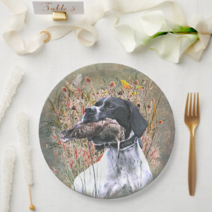 Pointer, Jagdwald Pappteller