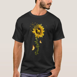 Pointer Mama Sonnenblume Deutscher Kurzblüter Poin T-Shirt