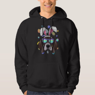 Pointer Oaster Bunny Oars Hunde Ostereier Jagen Hoodie