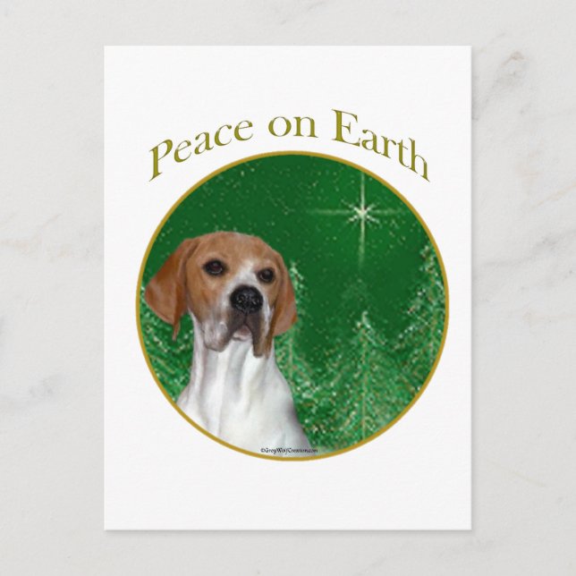 Pointer Peace Postkarte (Vorderseite)