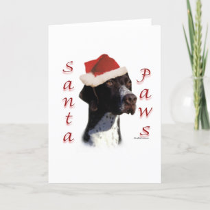 Pointer Santa Paws Feiertagskarte