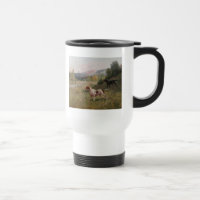Pointer und Gordon Setter White Travel Mug