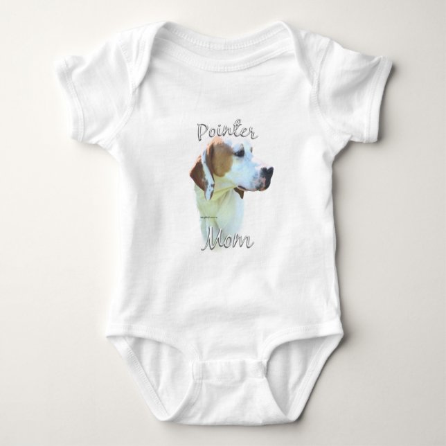 Pointer (Zitrone) Mama 2 Baby Strampler (Vorderseite)