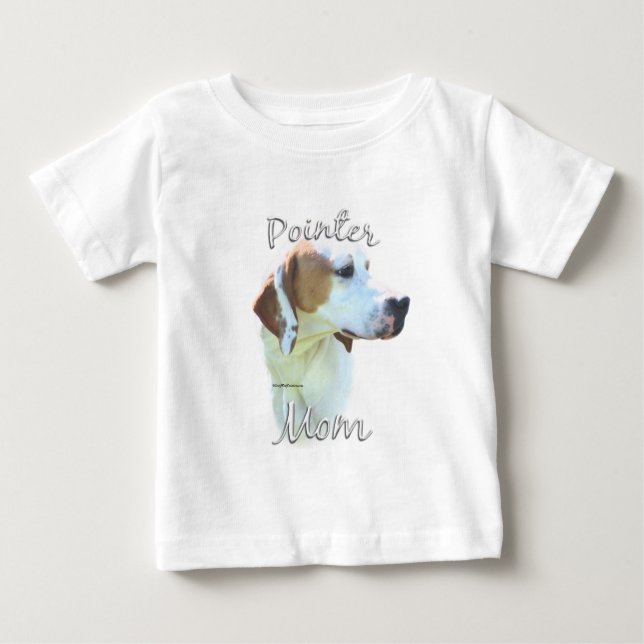 Pointer (Zitrone) Mama 2 Baby T-shirt (Vorderseite)