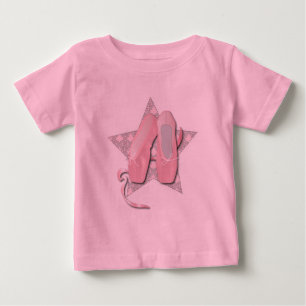 Pointes beschuht Körper-Anzug Baby T-shirt