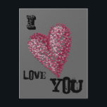 Pointillismus Herz Postkarte<br><div class="desc">Ein Herz im Kunststil des Pointillismus. Erstellt mit digitalem Medium, das Ölfarbentöchter auf der Tafel simuliert. Dieses Kunstwerk ist Teil des Happy Valentine's Day Post (02/14/2013) auf dem Inspiriert Me Studio Blog. Besitzen Sie ein Kunstwerk von Inspiriert Me Studio auf Ihrer eigenen Postkarte . Dieses niedliche Design aus dem Kunstwerk...</div>