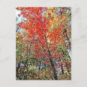 Pointillismus Postkarte