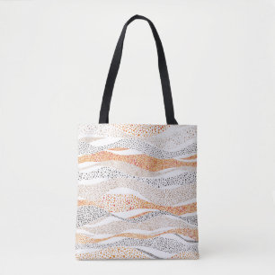 Pointillismus Wavy Polka: Niedlich Doodle Textile