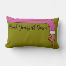 Pointing Hand Fun Throw Pillow Lendenkissen