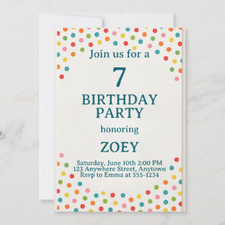 Points Birthday Party  Einladung