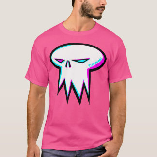 Pointy Skull - Retro Electro Moody Cool Style Dead T-Shirt