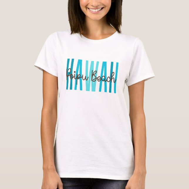 Poipu Beach Hawaii (Meer) T-Shirt (Vorderseite)