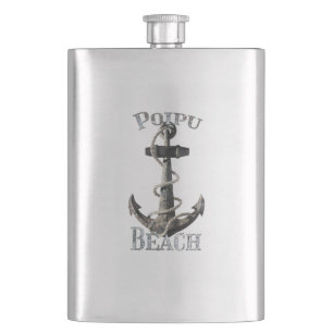 Poipu Beach Hawaii Vacation Nautical Anchor Flachmann