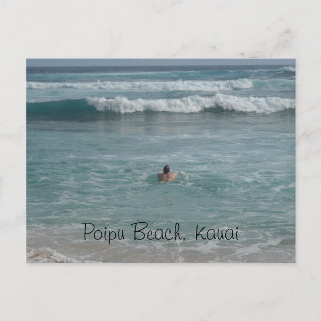 Poipu Beach Kauai Postkarte (Vorderseite)