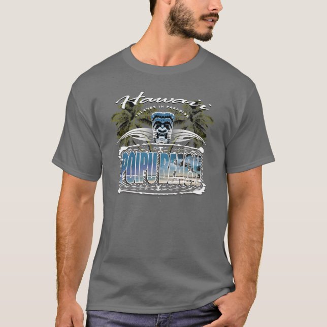 POIPU STRAND T-Shirt (Vorderseite)