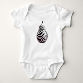Poire Zebra Pear Baby Strampler