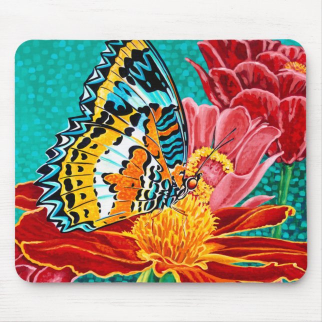 Poised Butterfly I Mousepad (Vorne)