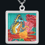Poised Butterfly I Versilberte Kette<br><div class="desc">Schmetterlinge und Insekten</div>