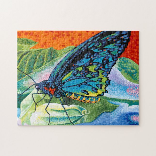 Poised Butterfly II Puzzle (Horizontal)