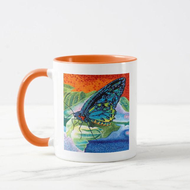 Poised Butterfly II Tasse (Links)