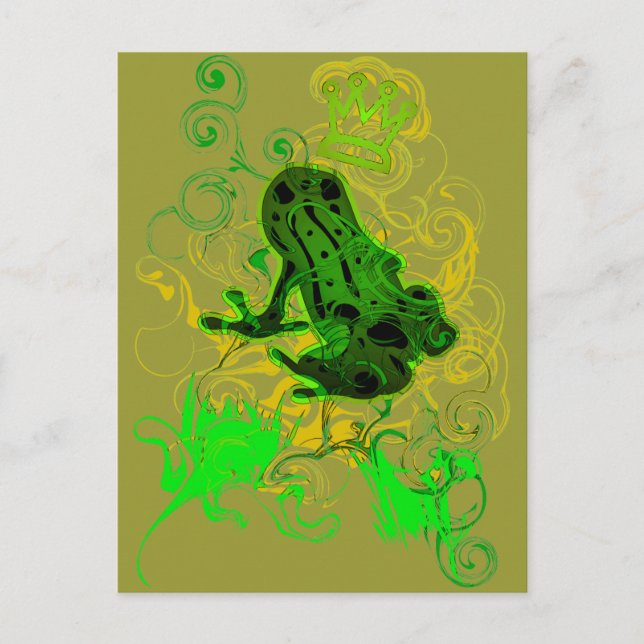 Poison_dart_frog Postkarte (Vorderseite)