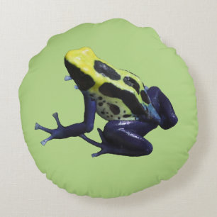 Poison Dart Frog Rundes Kissen