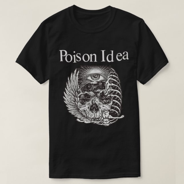 Poison Idea Portland Band Rock Musik Legend Hallow T-Shirt (Design vorne)