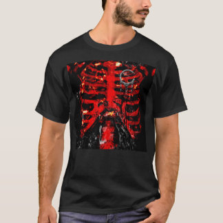 {POISONLAND} Rippen-Käfig-Shirt T-Shirt