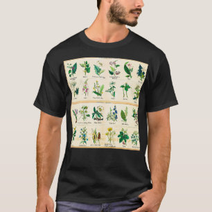 Poisonous Plants Chart 1843 T-Shirt