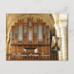 Poitiers-Organ Postkarte