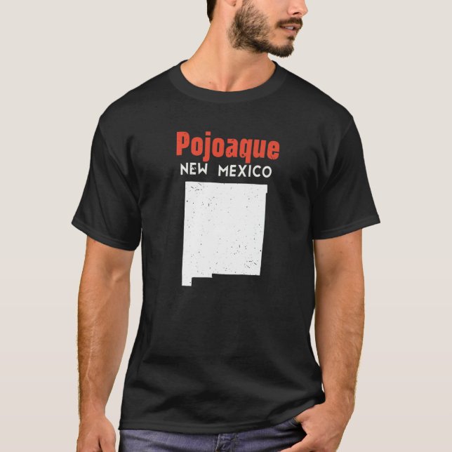 Pojoaque Usa Staat Amerika Reisen Neu Mexiko T-Shirt (Vorderseite)