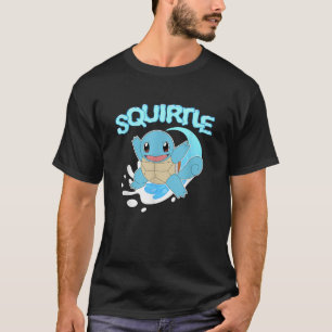 Pok mon Squirtle Reiten Eine Welle Niedlichen Schu T-Shirt
