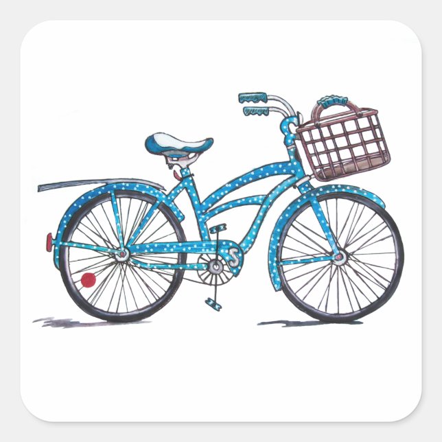 Poka Dot Beach Cruiser Sticker (Vorderseite)