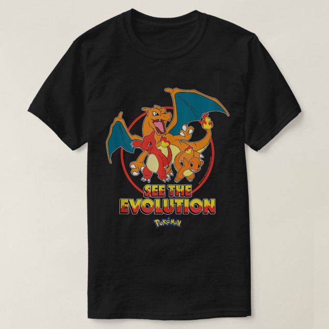 PokÃ©mon - Charmander Sehen Sie die Evolution Tank (Design vorne)