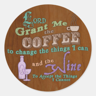 Pokal der Stille Runder Aufkleber