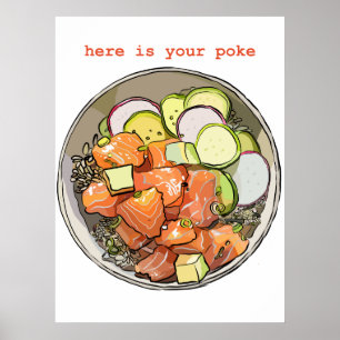 POKE BOWL POSTER