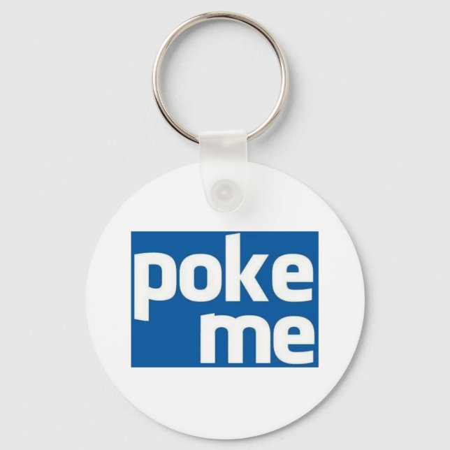 Poke Me Schlüsselanhänger (Vorderseite)