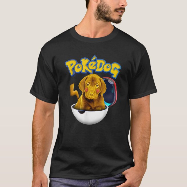 PokeDog Cute Labrador Puppy for Christmas  T-Shirt (Vorderseite)