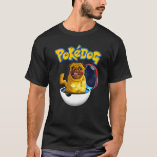 PokeDog Niedlicher Mops Welpe für Weihnachten T-Shirt