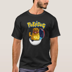 PokeDog Süßer Pug-Welpe für Weihnachten T-Shirt