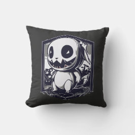 Pokémon Halloween Blanco y Negro Kissen