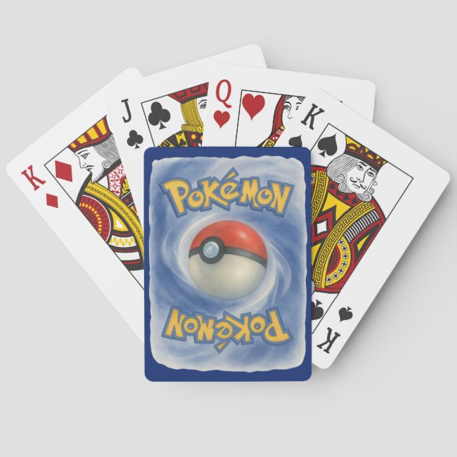 Pokémon-inspirierte Spielkarten (Rückseite)