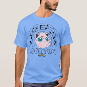 Pokémon Jigglypuff Musiknoten T-Shirt