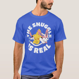 Pokémon Kuscheltiere Sind Echt Pikachu Und Sylveon T-Shirt